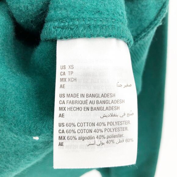 IDEOLOGY Women's Sweatshirt XS Green Crushed Mint Colorblocked Quarter-zip NWT - Picture 8 of 10